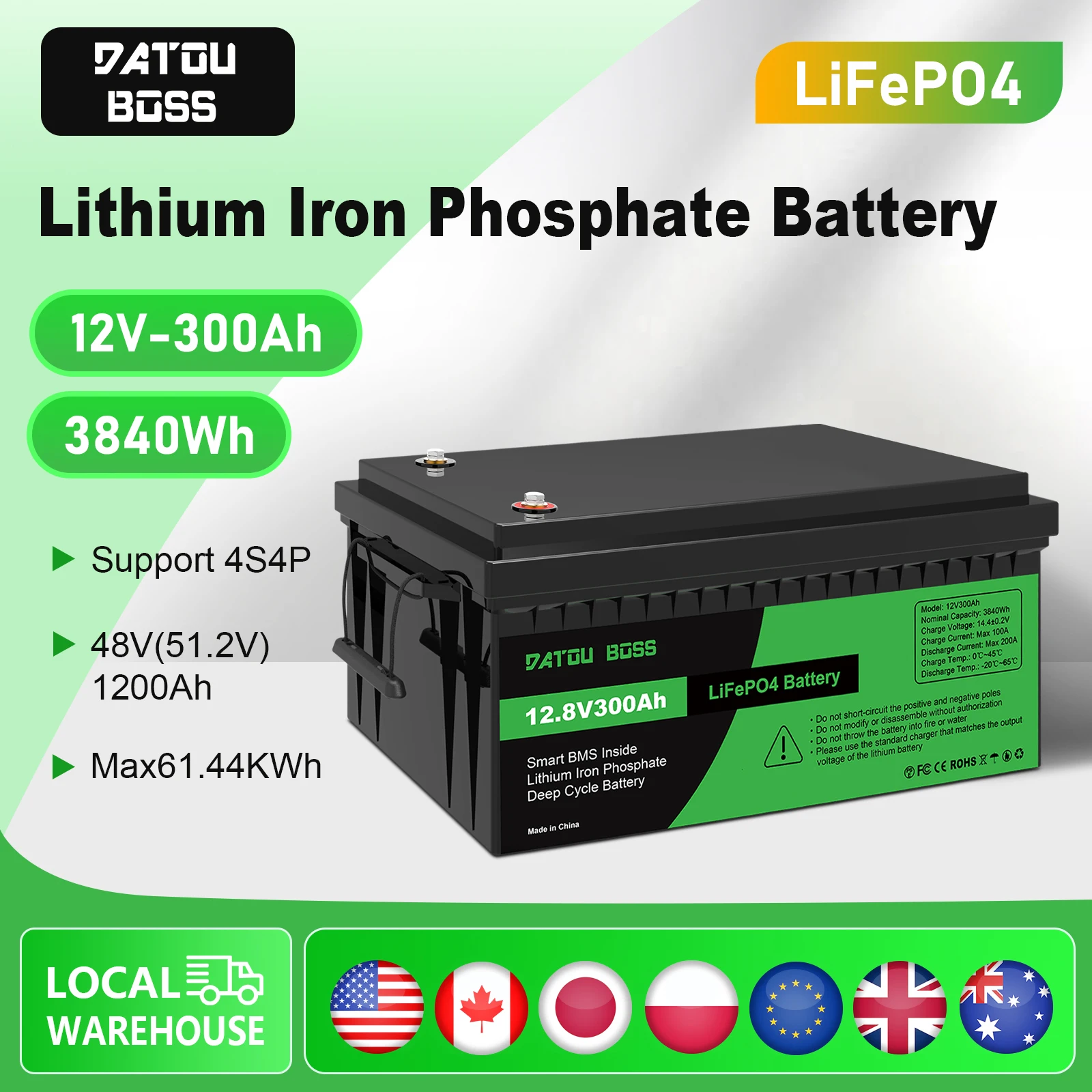 Datouboss 12V300Ah …