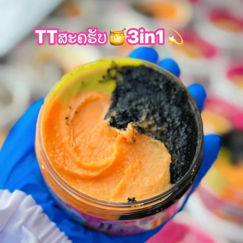 Thai Herbal Exfoliating Scrub - Deep Pore Cleanser for Brighter & Radiant Skin, Moisturizing Body Buff to Improve Skin Tone
