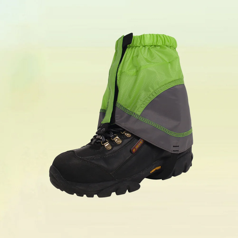 

1Pair Waterproof Gaiters Sand Proof Quick Wipe Clean Ankle Gaiters for Hiking Walking Backpacking Outdoor Use