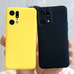 For OPPO Find X5 Pro Case Find X5 Lite Candy TPU Phone Cover Matte Funda For Oppo FindX5 X 5 X5Pro X5Lite CPH2371 CPH2305 Bumper