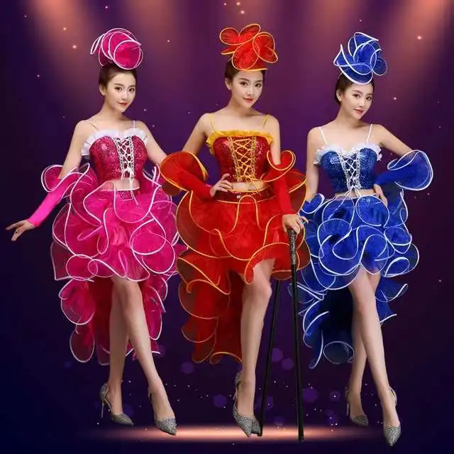 

Modern dance roupa feminina hanfu Bullfighting Tutu National stage costumes for singers jazz costume