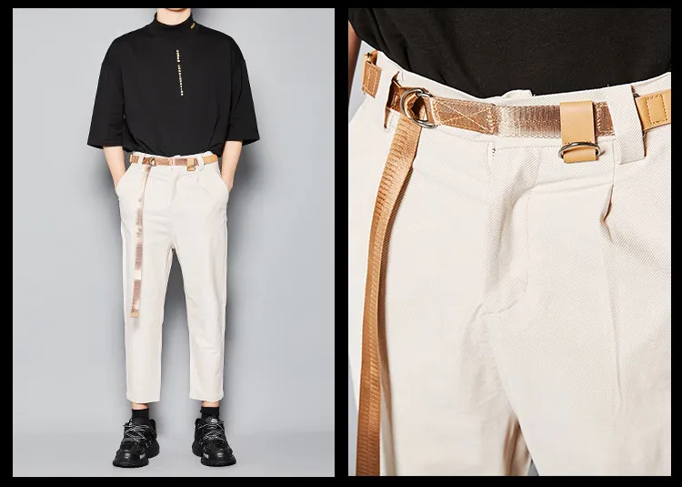Especially Recommended Fashion Men's Clothing Tapered Pants 3-Color Fashion Casual Pants Skinny and All-Matching Men's Pants
