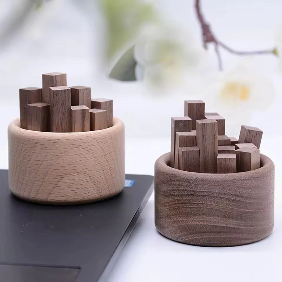 1pcs Difuser Wood Scent No Essential Oil Diffuser Home Decoration Fresh Air Present To Friend Dorm Room Essentials - view 3