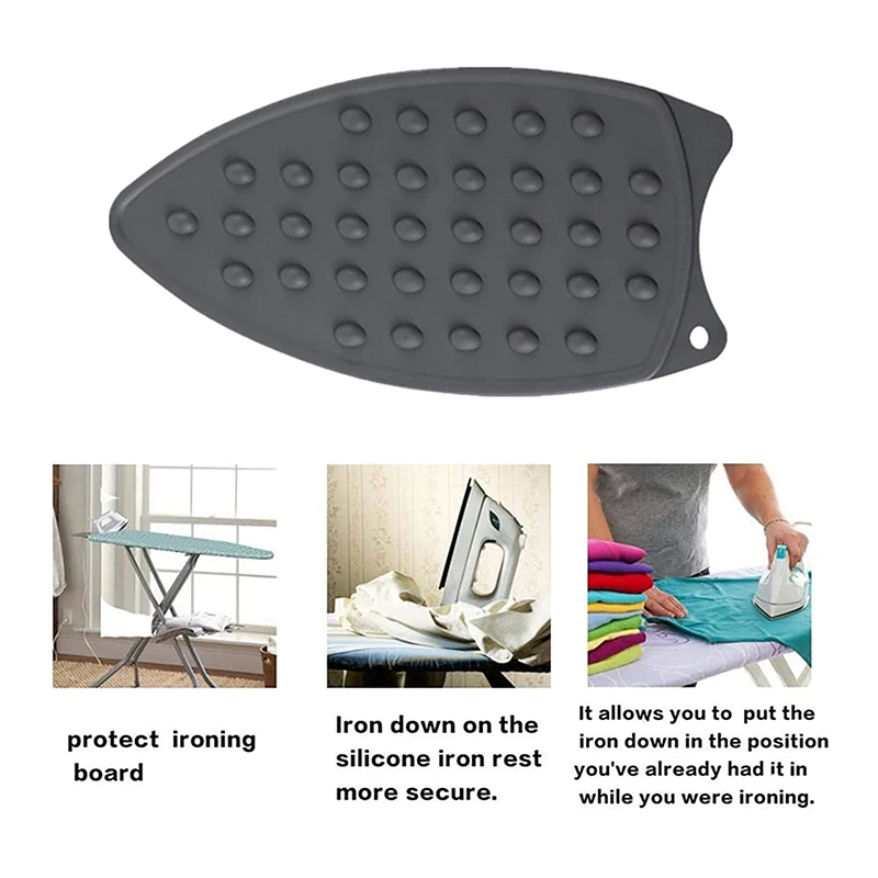 Silicone Iron Ironing Cover Hot Protection Rest Pads Mats Safe Surface Iron Coaster Stand Mat Holder Ironing Pad Insulation Boar