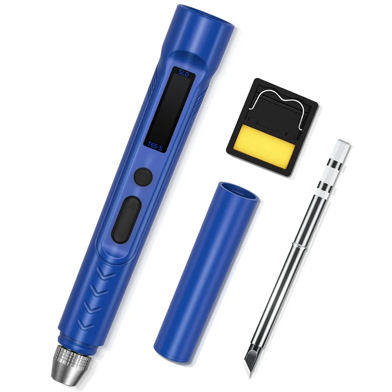 

ABKY-Soldering Iron Kit For Electronics With 150℃-450℃ Fast Heating, DC/PD Soldering Pen And K Solder Tip(Adapter Not Included)