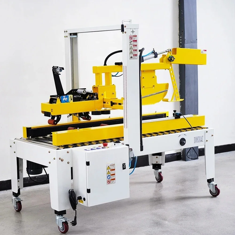 Automatic Cardboard Folding Molding Tape Sealing Carton Sealing Machine For Packaging