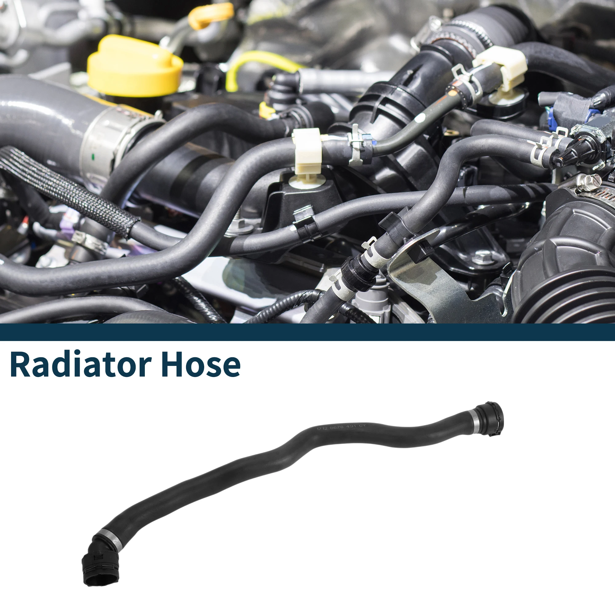 

Шланг радиатора UXCELL No 17128678491 для BMW 530i 2.0L 2020-2023, трубка охлаждающей жидкости