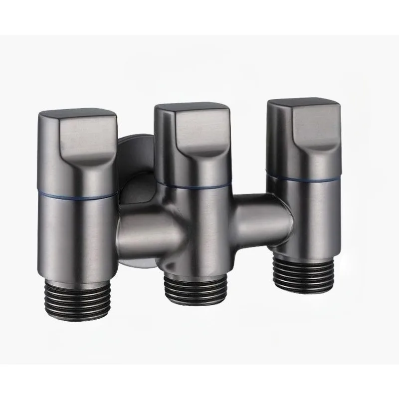 Washing machine faucet angle one in and out to prevent water leakage multi-function water inlet control angle