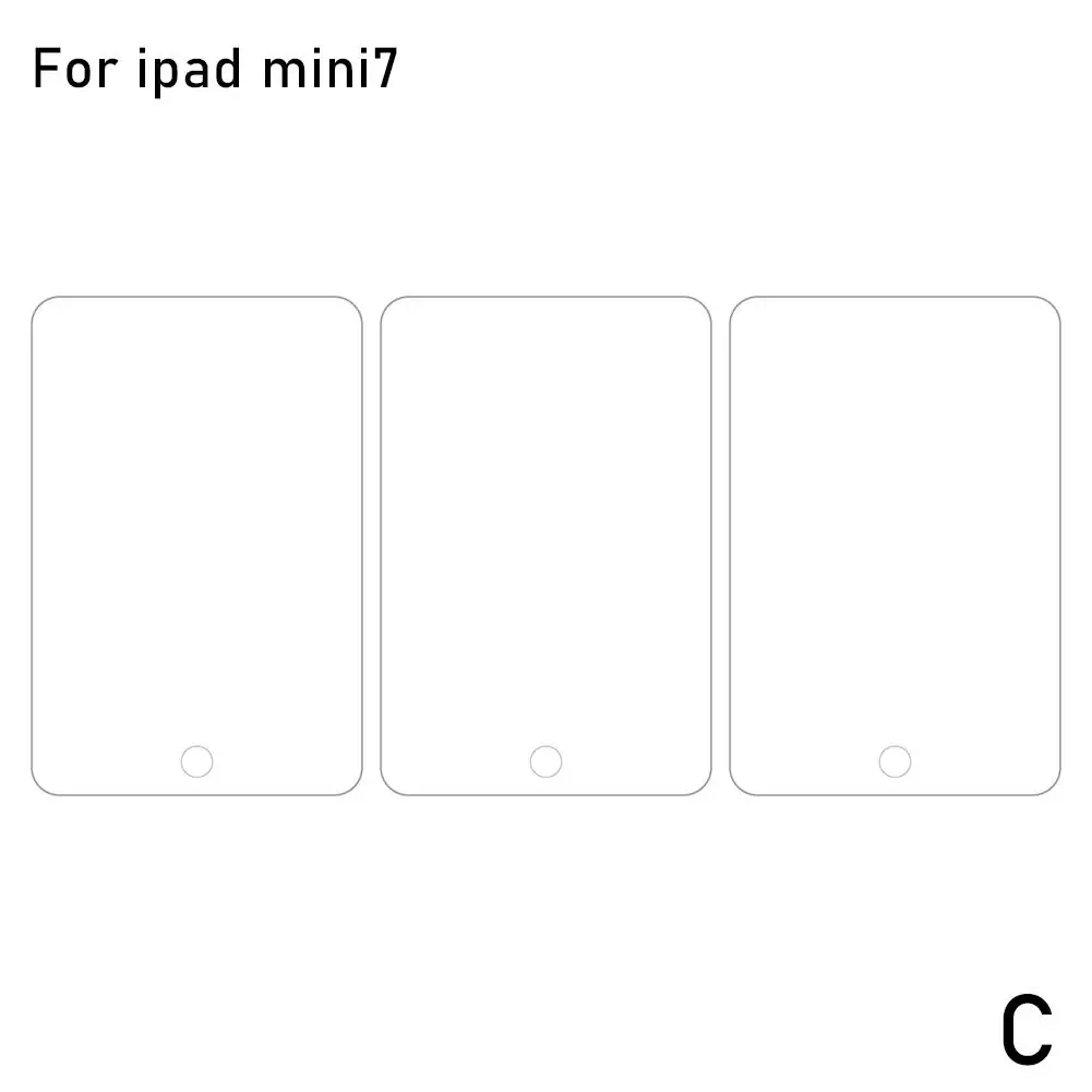 1/2/3 Pack Screen Protector For Apple iPad Mini 2024 Tempered Glass Film Case Friendly Anti-Scratch HD Clear Bubble Free Q1K3