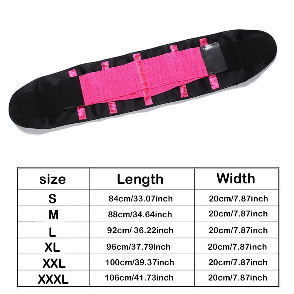 Women Waist Trainer Abdomen Belt Corset Slimming Body Shaper Exercise Workout Aid Home Gym Sports Lumbar Back Belt Accessories