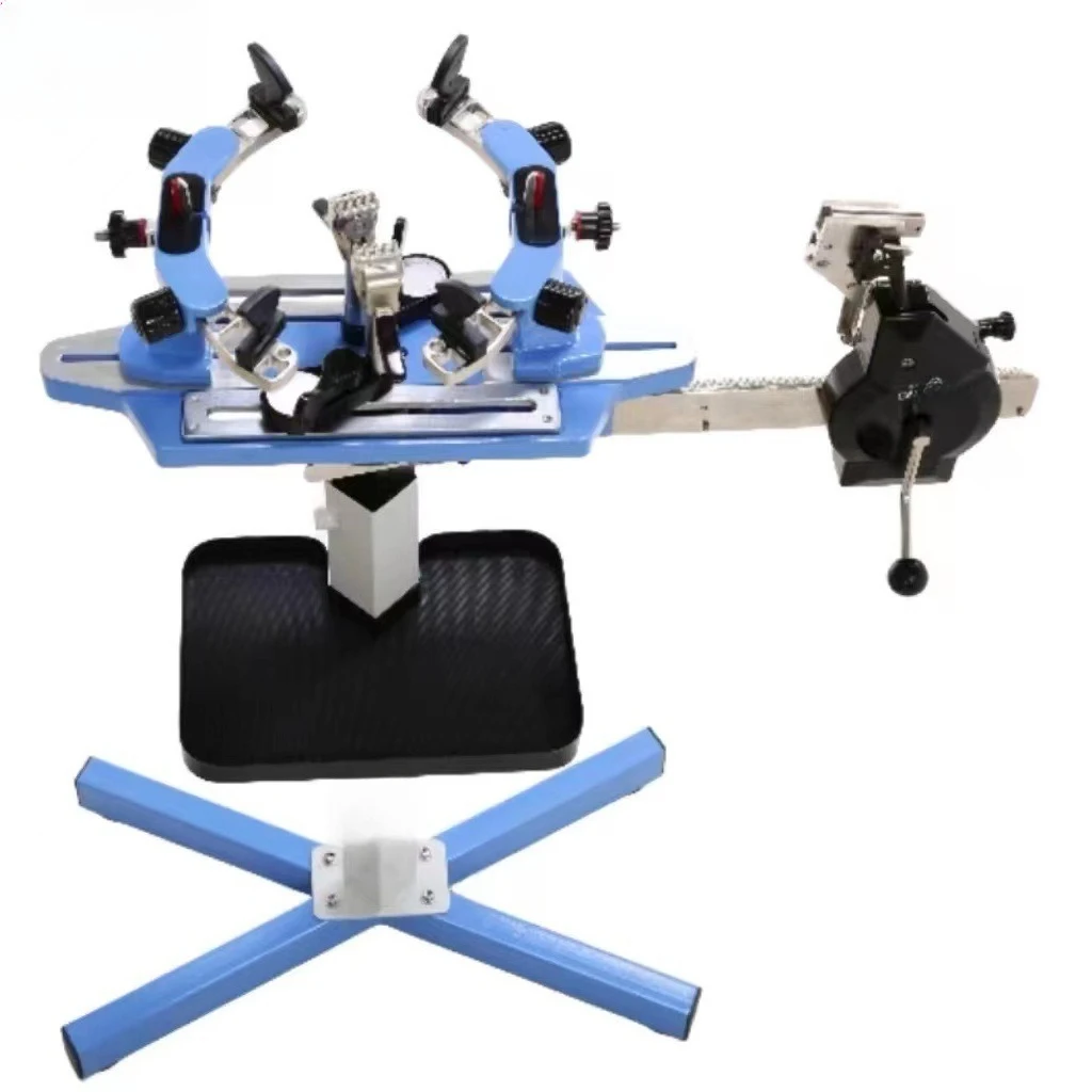 Vertical wire pulling machine 16406 badminton racket tennis racket dual-purpose professional hand threading machine