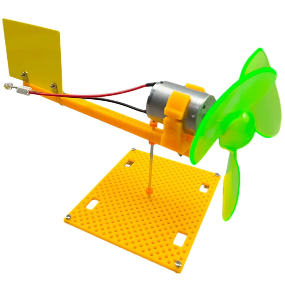 Wind Turbine Generator Kit Micro DC Generator With Holder Blades Brushless Motor Wind Turbine Instructional Model Generator