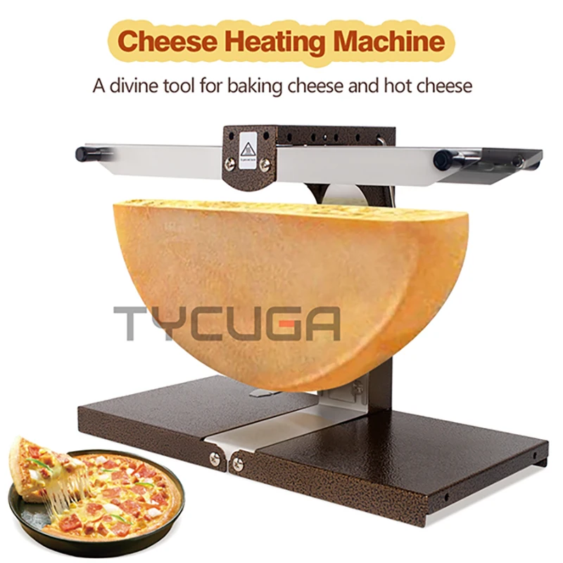 Elektrischer Käseschmelzer für Hotel, halbes Rad, Trockenkäse-Heizung, wärmender Grill, Käse-Schmelzheizung, Raclette für die Küche zu Hause