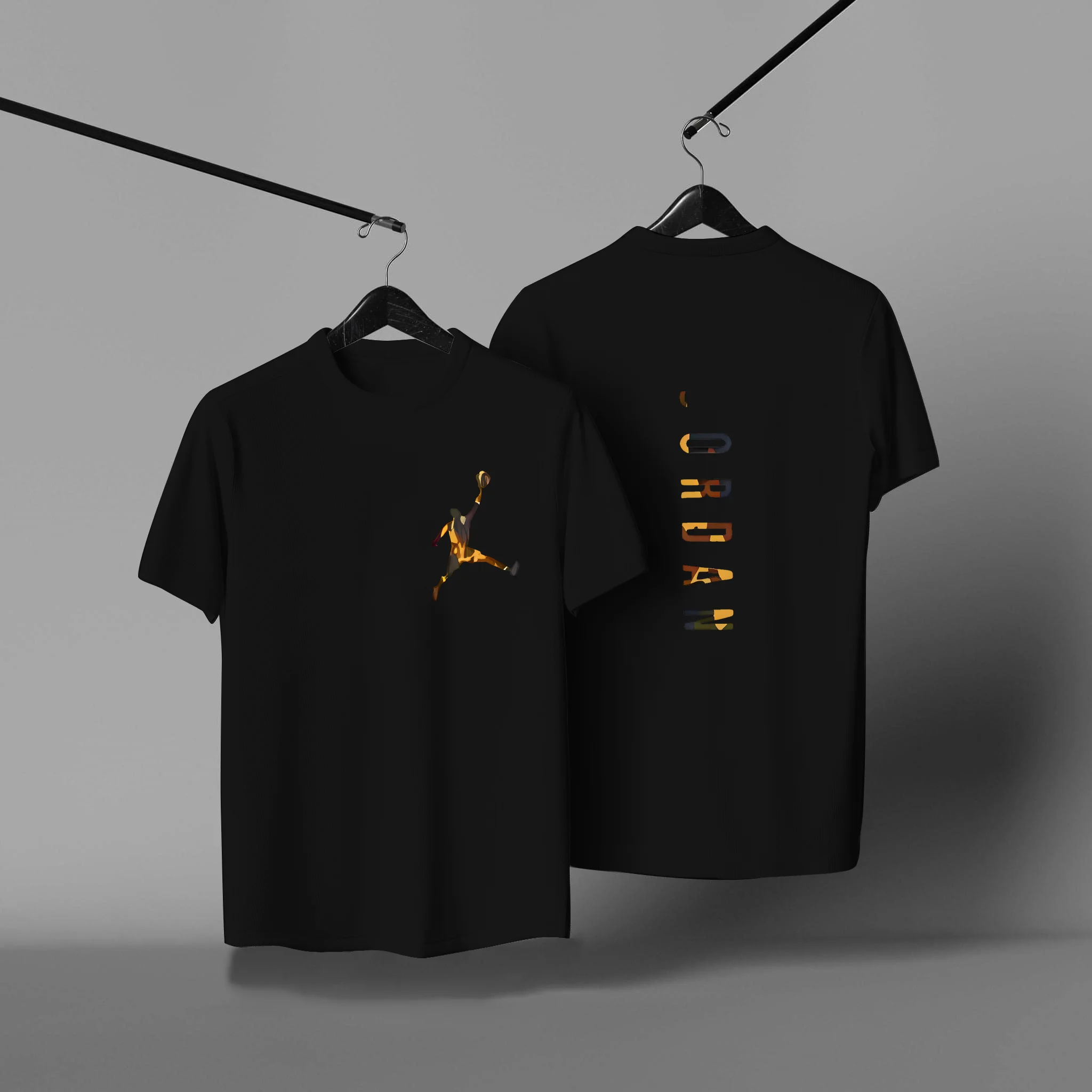 New fashion casual outdoor sports round neck short sleeve quick-drying breathable trendy brand letter printed T-shirt