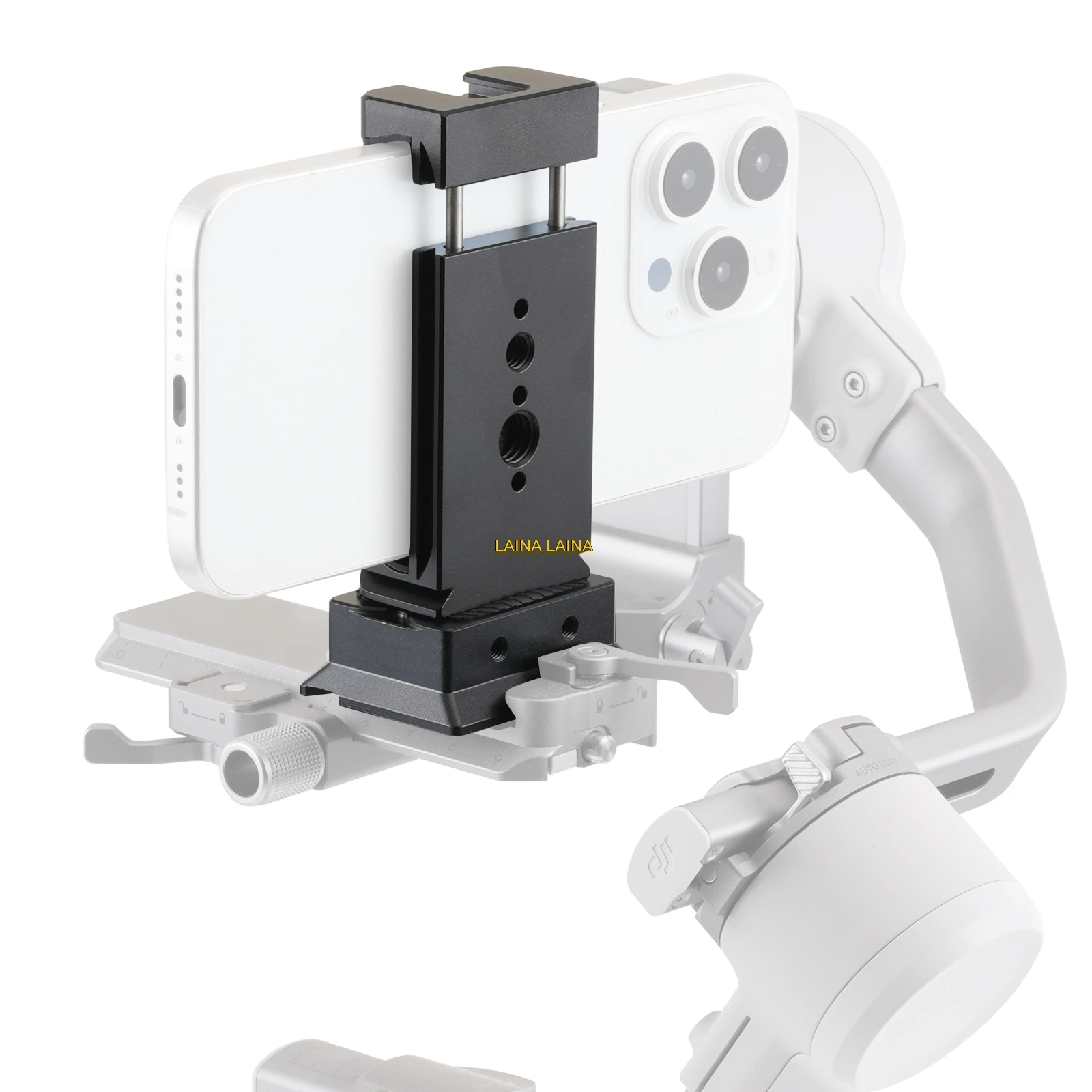 

FOTGA For RSC2/RS3/RS3 PRO/RS4/RS4 PRO/RS4 Mini Cold Shoe Metal Phone Clip Tripod Head Fixed Bracket Volg Tik Tok Cold Shoe live