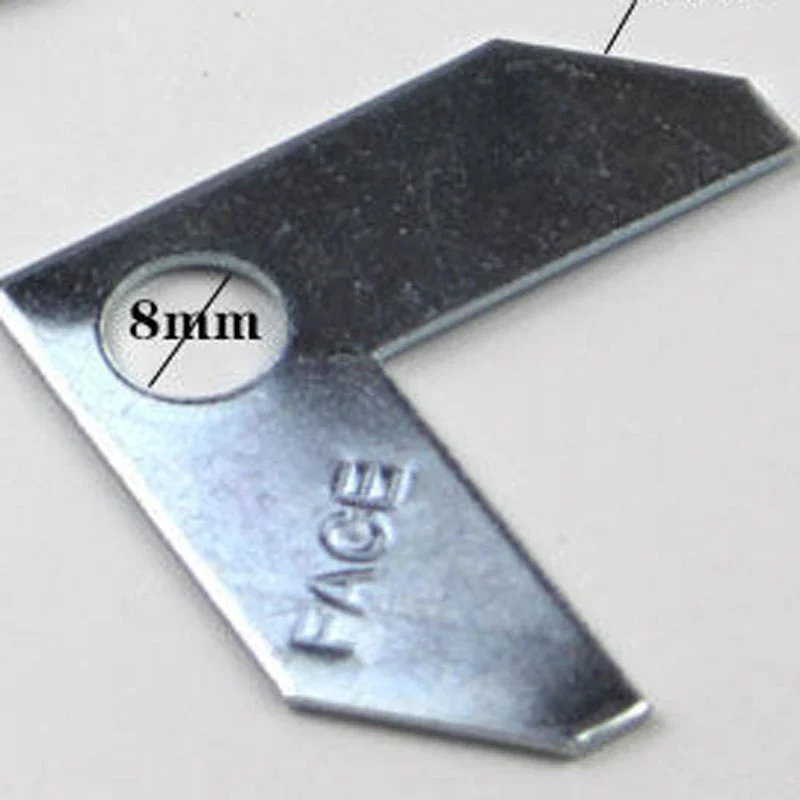 Aluminum Corner Brace Picture Frame Hook Backplate Hanger Mirror Frame Mounting Thin Bracket Hardware