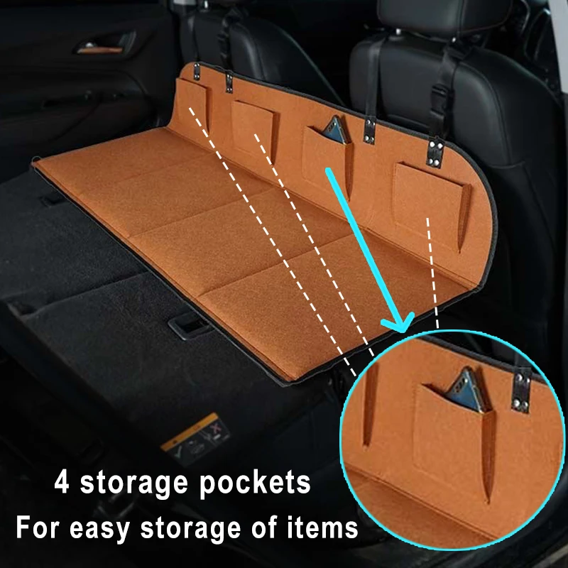 Car Bed For Tesla Model Y/3 Folding Camping Bed Mattress Car Rear Seat Gap Mattress Travel Sleeping Bed Accessories For All Cars