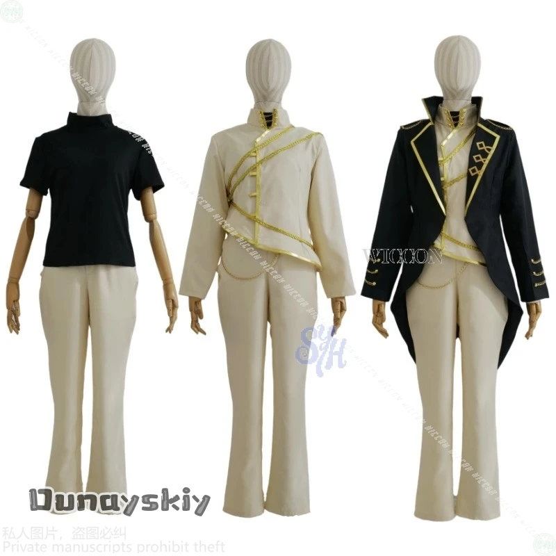 Sancho Cosplay Anime Spiel Limbus Company Kostüm {BankaiMode}Vintage Palace Style Mantel Hose Langhaariger Kragen Schal Halloween