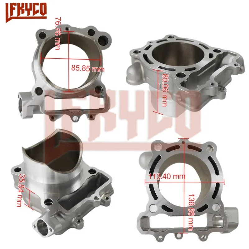 Motorcycle 77mm Engine Cylinder 250CC Piston Kit Set Motor for Kawasaki KX250F KX 250 F RMZ 250 Motoblock ATV Equipment Parts