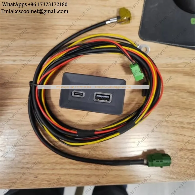 k3 Wireless CarPlay USB Type-C Plug Socket Switch Cable Wire for VW Golf MK7 Golf 7 Android Auto Interface Adapter Car Parts