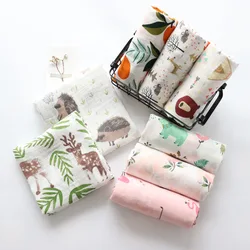 ベビー布団新生児ソフト綿モスリン swaddles 幼児マルチユースバスタオル北欧保持ラップおむつ繭 120x120cm
