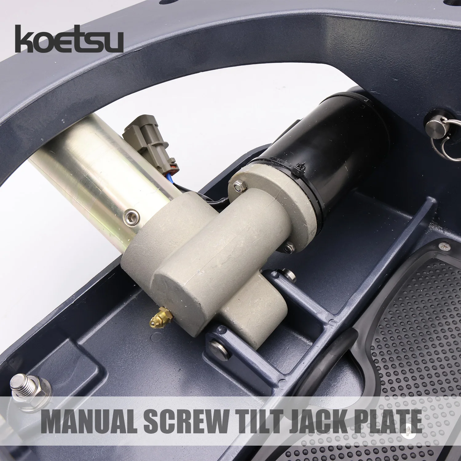 KOETSU Manual Screw Tilt Jack Plate Aluminum Alloy Fit for Up To 85HP Yamaha Parsun Hangkai Outboard Motor Boat Accessories