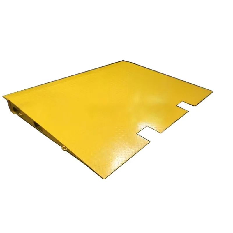 Forklift Container Ramps Used For Full Load Capacity When On Slightly Uneven Ground