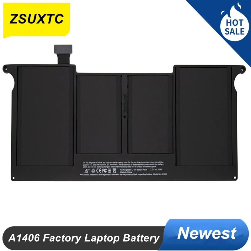 

Новый аккумулятор для ноутбука A1406 для Apple MacBook Air 11 A1370, середина 2011 A1465 2012, версия 020-7377-A, 7,3 В, 35 Втч, 5000 мАч, A1406