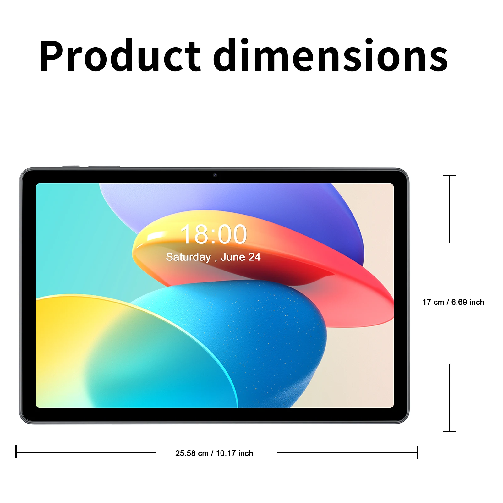 تابلت PRITOM TAB15 مقاس 11 بوصة يعمل بنظام Android 14، ثماني النواة، شاشة HD IPS، WiFi6، 128 جيجابايت، مكبرات صوت ذات صندوق مزدوج، مع حافظة جلدية #5