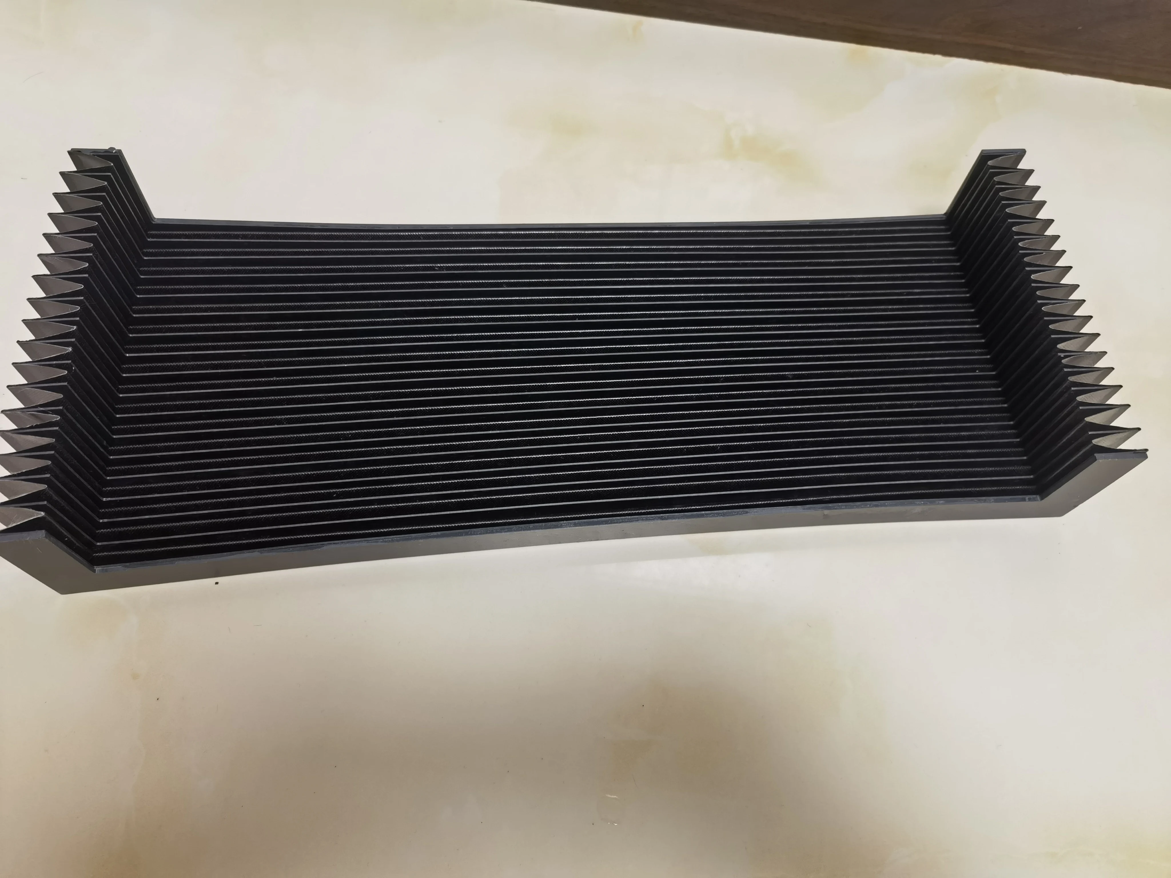 U shaped bellow cover for machine tools, 323mm x 101mm x Lmax 711mm-2 pcs