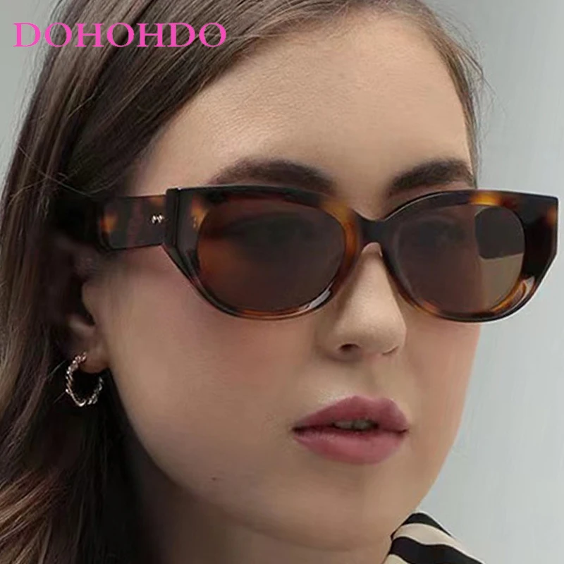 

New Fashion Oval Cat Eye Frame Sunglasses Women Popular Brand Design Men Sunglass Outdoor Driving Eyeglasses Unisex Ladies UV400