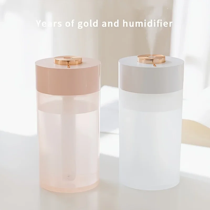 11.83oz Capacity Humidifier, Very Quiet, Usb Charging, Can Be Used For  Or Car, With Night Light