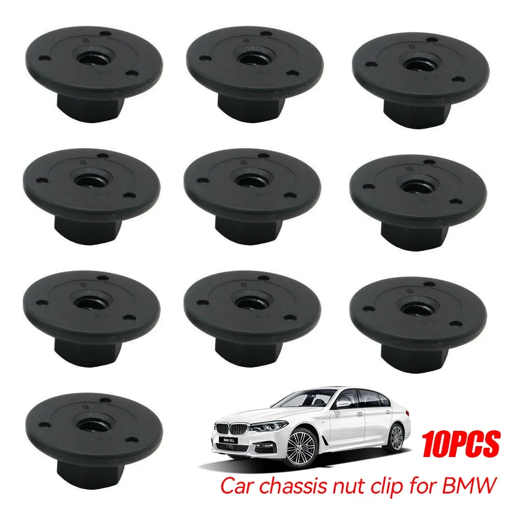 10PcsCar Wheel Arch Liner Splash Guard Clips Chassis Rear Bumper Fender Retainer Auto Fasteners  for BMW X1 X3 X5 X6 Z4