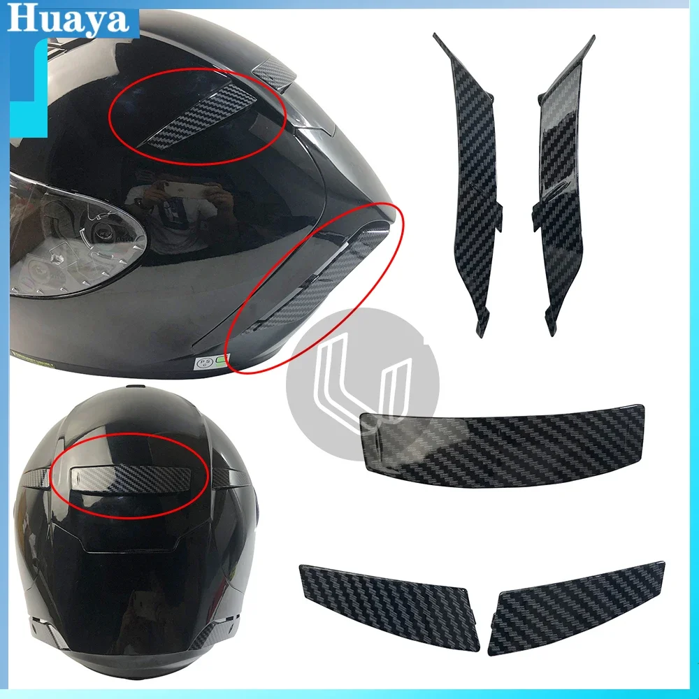 

Carbon-look Motorcycle Rear trim helmet spoiler deflector case For SHOEI X14 X-14 TC-1 TC-2 TC-3 TC-4 TC-5 TC-6 TC-9 TC-10