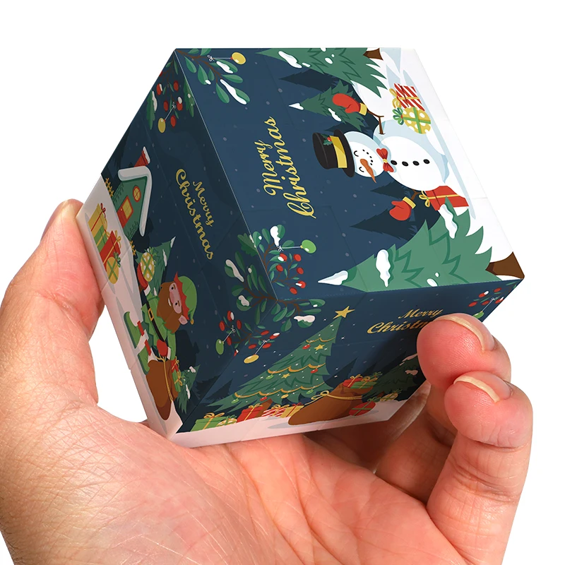 

Christmas cube, 3x3 speed cube puzzle, 3D puzzle, collectible souvenir, Christmas/Thanksgiving gift