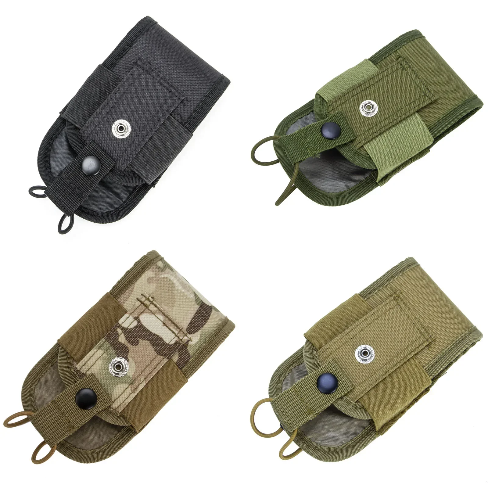 Mobile Radio Walkie Talkie Pouch Waist Bag Holder Pocket Portable Interphone Holster Carry Bag for Hunting Climbing Camping