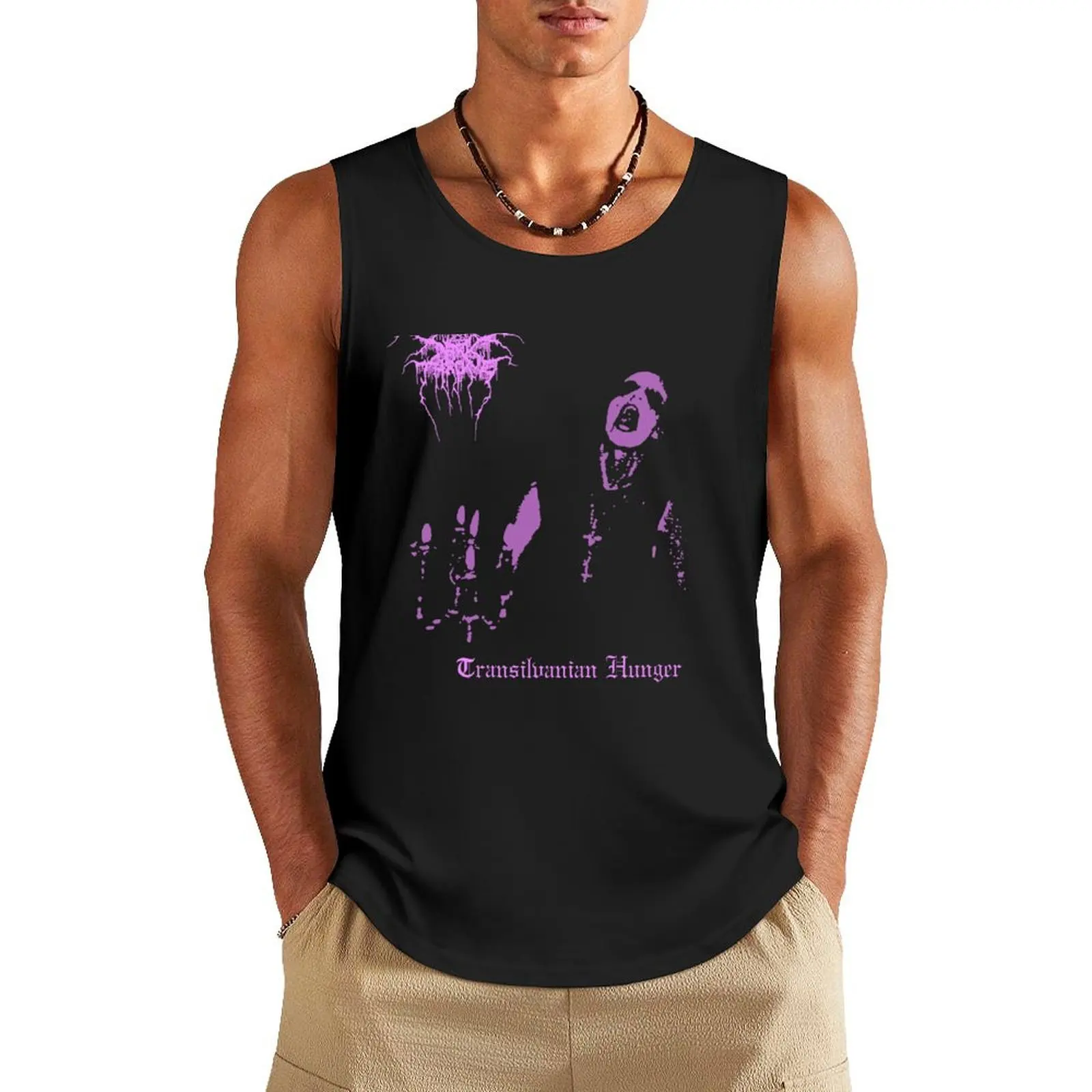 Darkian Thorns - Fanart - Transilvania pink Tank Top mens designer clothes training weight vest gym wear men