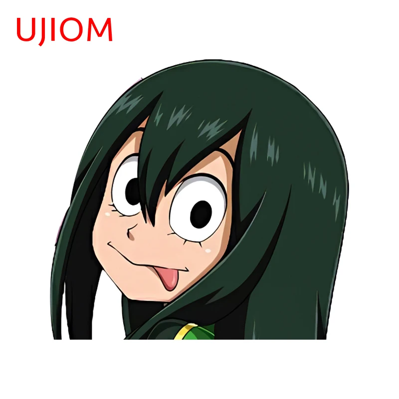 UJIOM Mina Ashido Tsuyu Asui Have Clothes Wall Sticker Premium Amusing Design Scratch Proof Decal For Sofa Wall Windows Decor