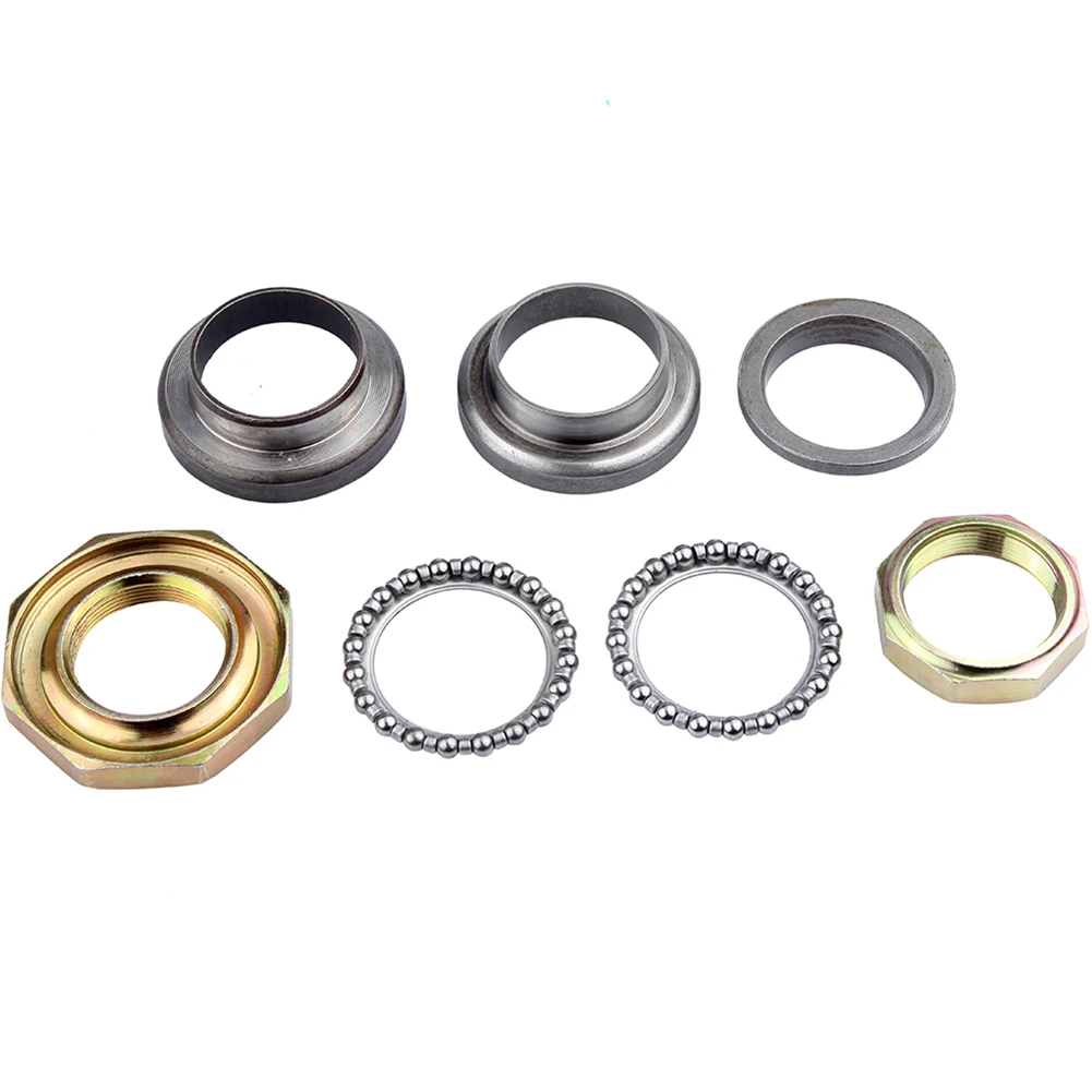 1set Steering Stem Headset Bearings Kit Set For YMH PW50 1981-2010 2011 2012 2013 Durable Motorcycle Parts