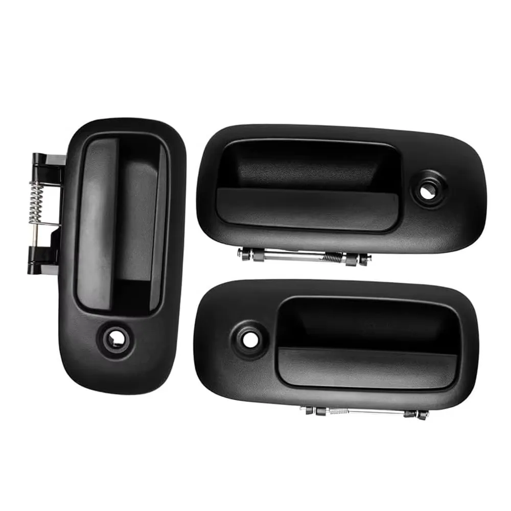 Manija de puerta Exterior de 3 piezas, accesorio para Chevrolet Express GMC Savana 1500, 2500, 1996, 1997, 1998, 1999, 2000, 200