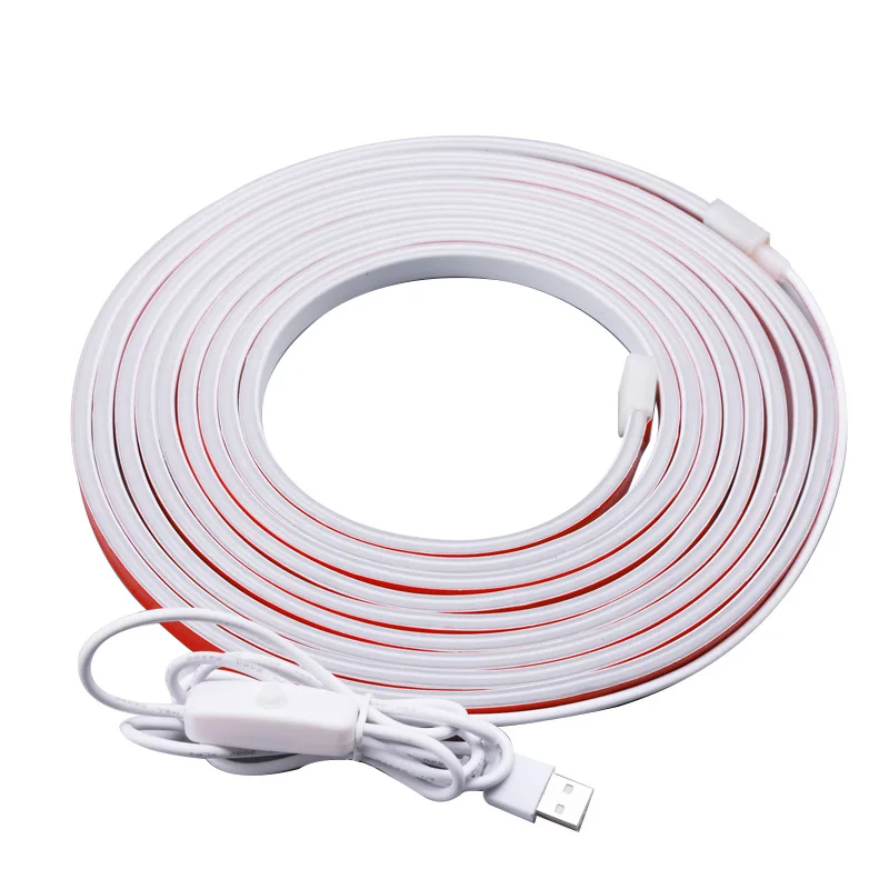 DC5V USB Diming Swith IP65 Waterproof DIY Home Decor 120leds/m 2835 Flexible LED Strip Lamp