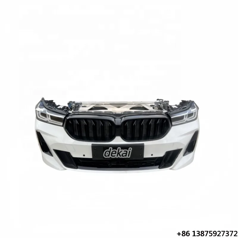 Front Bumper Body Kit Assembly for 6 Series GT G32 Headlight Grille Radiator Cooling System Bolt-On Universal Fitment