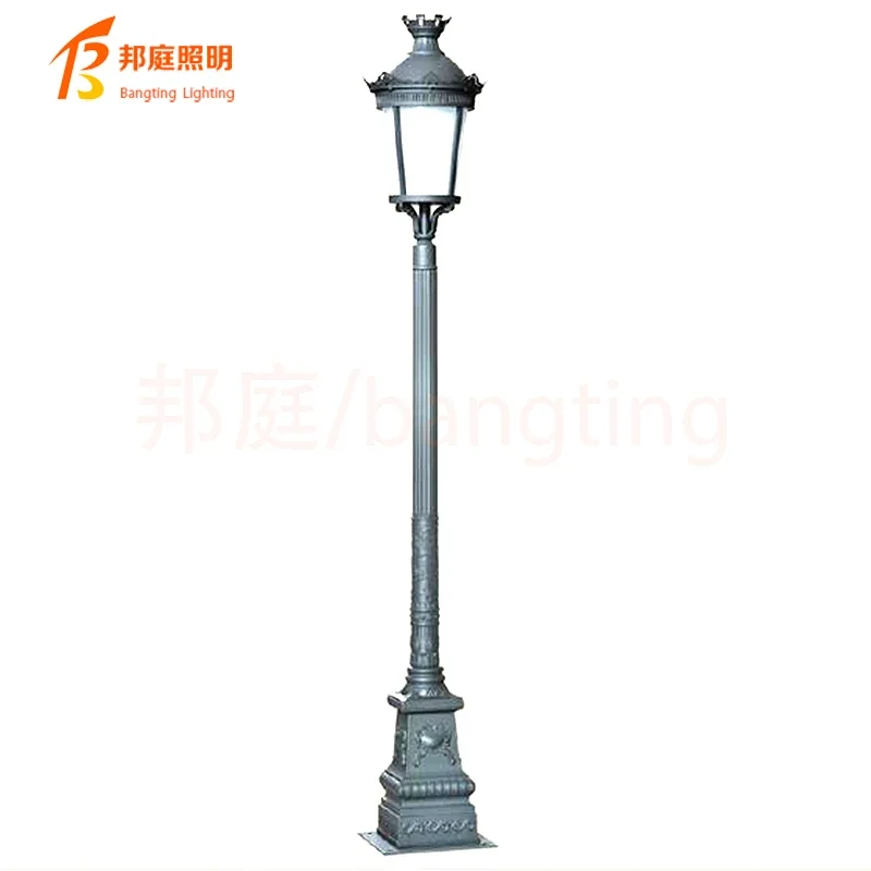 American style high quality copper outdoor villa garden gate lights column lights garden gate lights