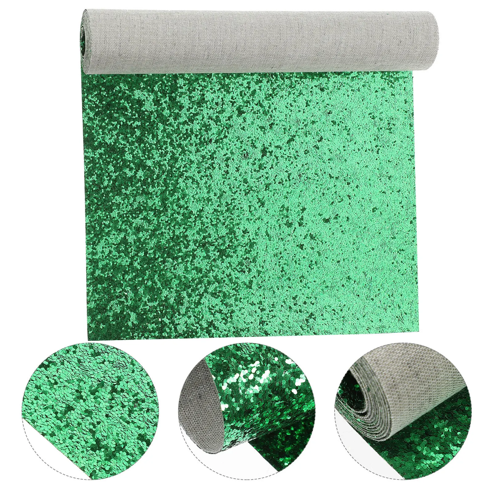 

DIY Earring Craft Glitter Sequin Sheet Faux Roll for Handmade Bags Jewelry Sewing Projects Versatile Use