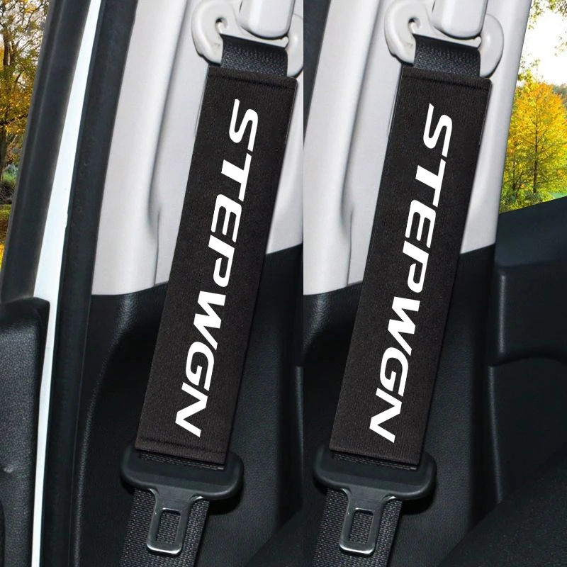 Car Safety Belt Shoulder Protection Pads Interior Headrest Neck Pillow For Honda Stepwgn Civic Accord CRV Hrv Fit Jazz Accessory