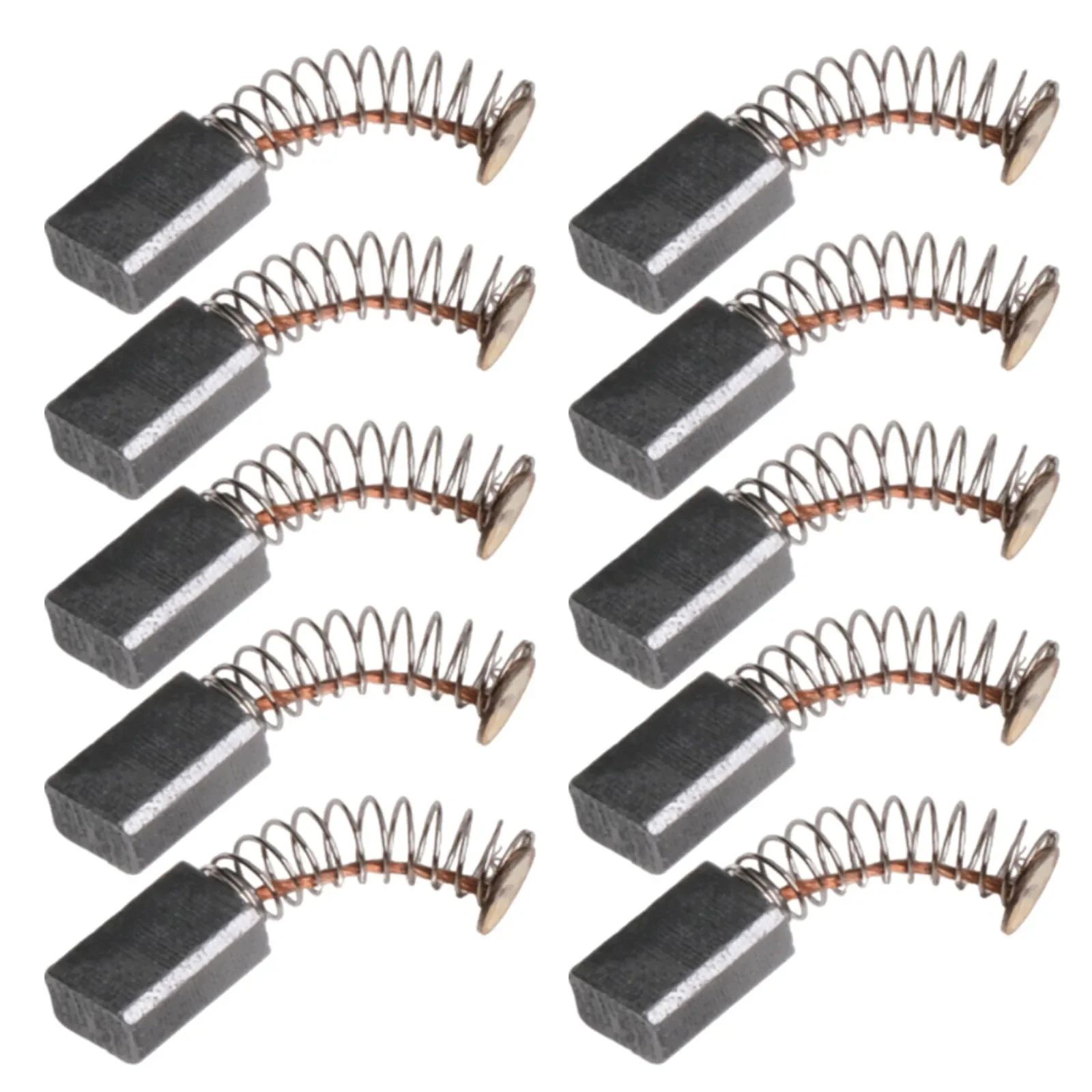 Molle per spazzole Spazzole in carbone Set di spazzole Sostituzione dell'anello di contatto con resistenza meccanica Resistente all'usura Scintilla per pendolarismo