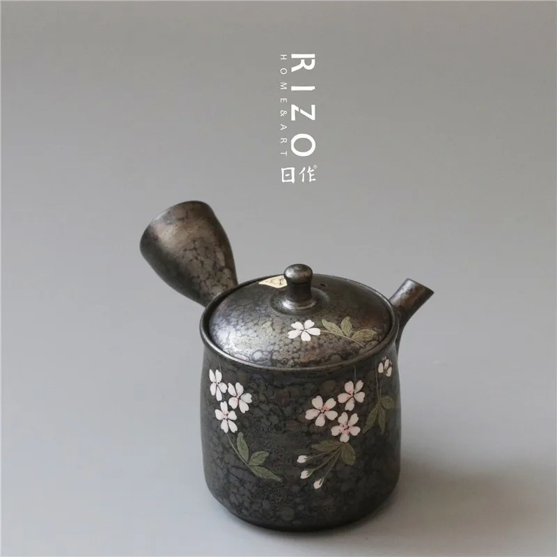 Japan's Changsu Burning Zhaolong Maomei Yuanzhao Erzuo Clay Temmoku Glaze Urgent Need Tea Making Teapot