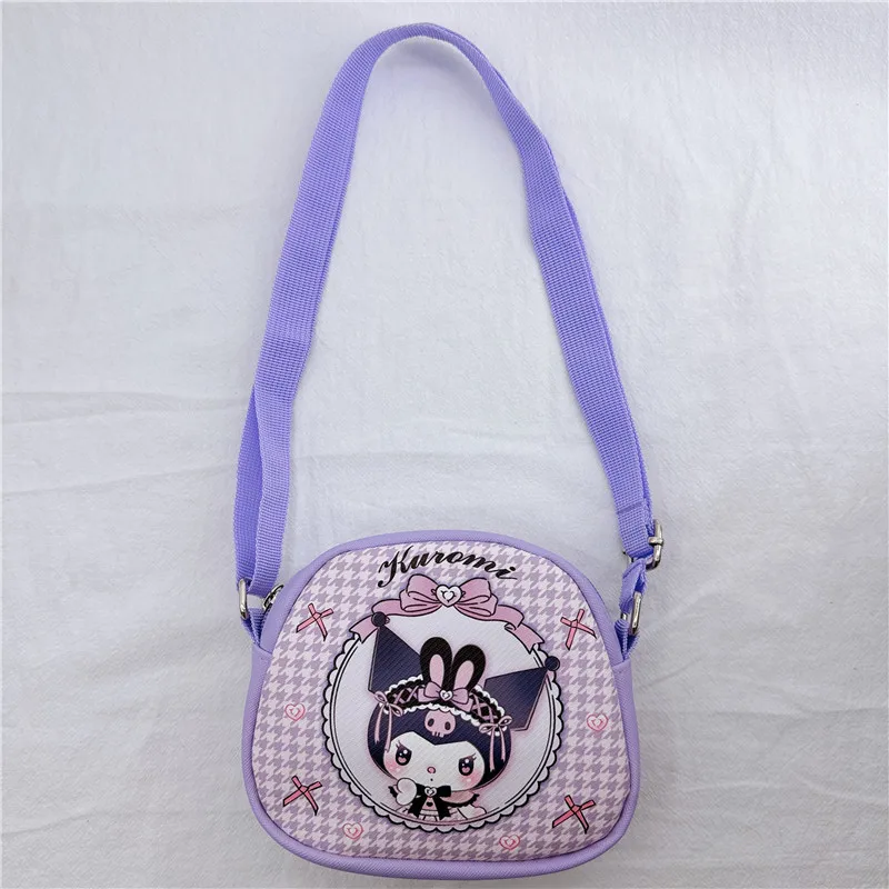 Hello Kitty Bolsas e Bolsas Sanrio Mini Bolsa Carteira My Melody Messenger Bag Impresso Little Twin Stars Bolsa Crossbody Cases