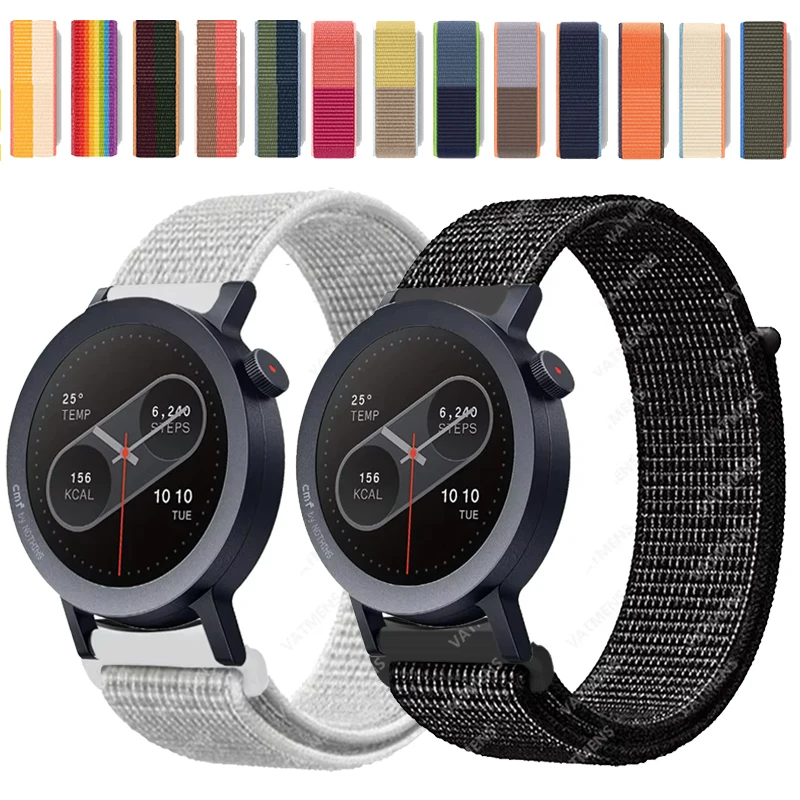 Armband für CMF Watch Pro 2 Smartwatch Ersatzarmband Nylon Sport Loop Armband Correa für CMF Watch Pro 2 Band
