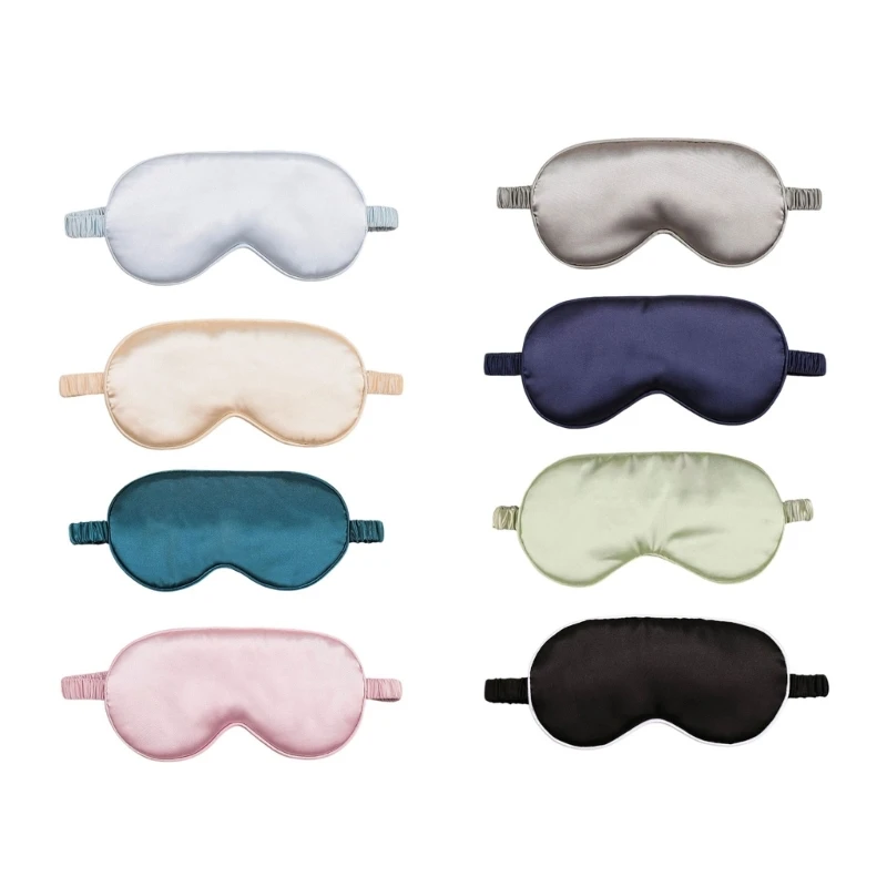 

E65F Охлаждающий чехол для глаз из гладкой ткани, контурные блоки, все легкие маски для сна для чувствительных сну